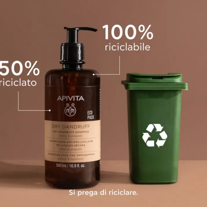 Dry Dandruff Apivita 500ml Ecopack