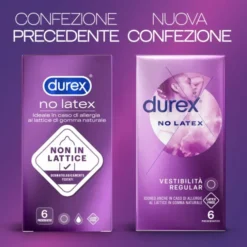Durex No Latex 6 Preservativi