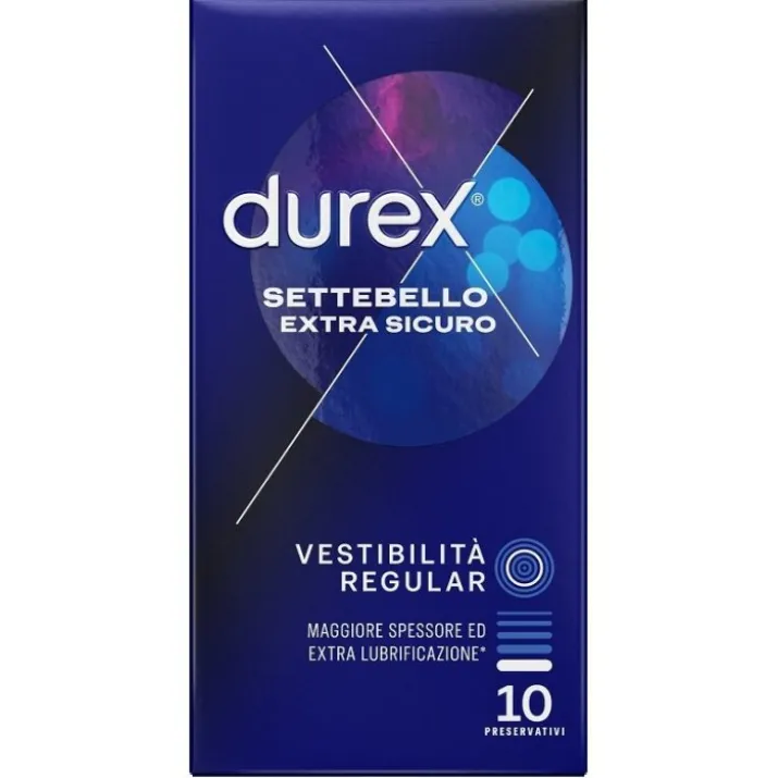Durex Settebello Extra Sicuro 10 Profilattici