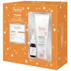 Eau Thermale Avène Cofanetto Natale Luminosità Vitamin Activ Cg, Rughe, macchie Cutanee