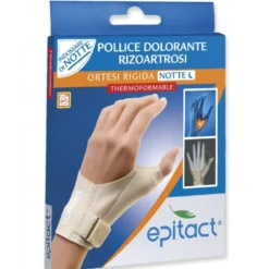 Epitact Ortesi Rigida Notte Supporto Correttivo Per Pollice Mano Sinistra Dolorante Da Rizoartrosi Taglia L 1 Pezzo