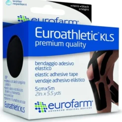 Euroathletic KLS Nero 5cm x 5m Eurofarm