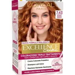 Excellence 7,43 Biondo Ramato Dorato L'Oréal Paris 1 Kit
