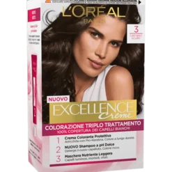 Excellence Crème Colorazione Permanente 3 Castano Scuro L'OREAL 40ml