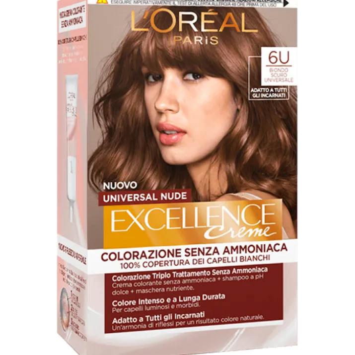 Excellence Universal Nude Colorazione Permanente 6U Biondo Scuro L'OREAL