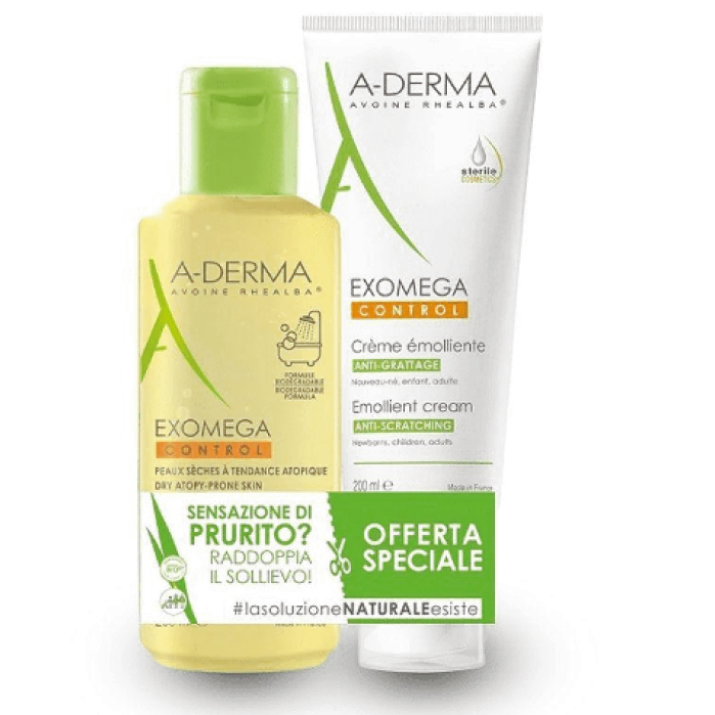 Exomega Control A-Derma 2x200ml