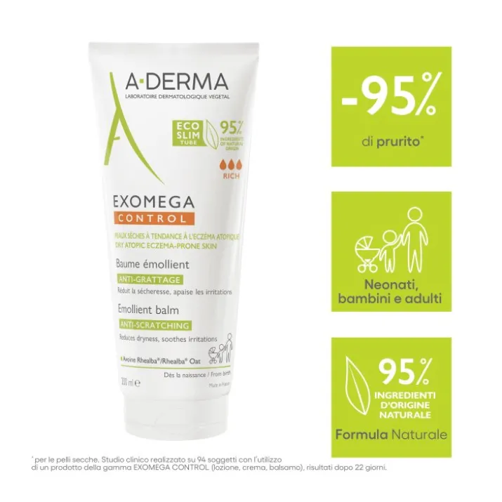 Exomega Control Balsamo Emolliente A-Derma 200ml