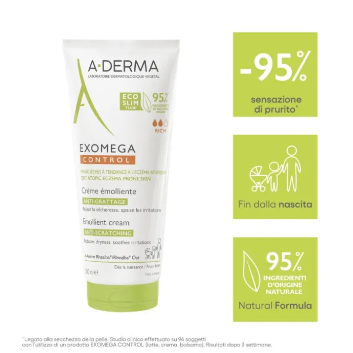 Exomega Control Crema Emolliente A-Derma 200ml