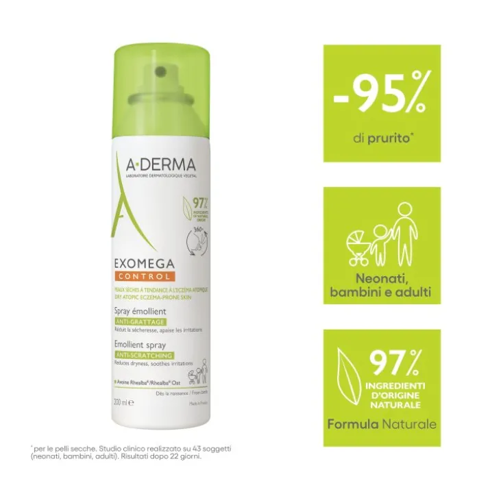 Exomega Control Spray Emolliente A-Derma 200ml