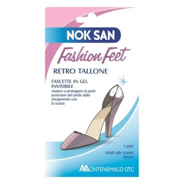 Fascette Rettro Tallone Fashion Feet Nok San Montefarmaco 1 Paio