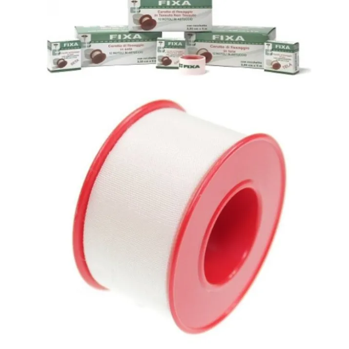 FIXA Cerotto In TNT Cura Farma Rocchetto 5x5cm