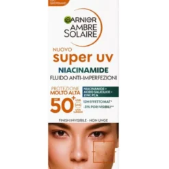 Fluido Anti-Imperfezioni SPF50+ con Niacinamide Garnier AS 40ml