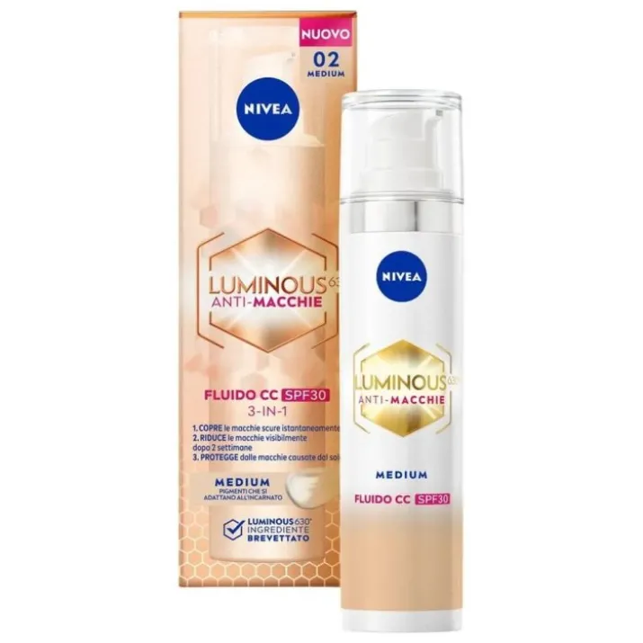 Fluido CC Anti-Macchie Medium 02 Luminous630 NIVEA