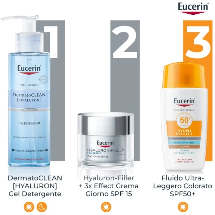 Fluido Ultra Leggero Colorato Medio SPF50+ Eucerin 50ml