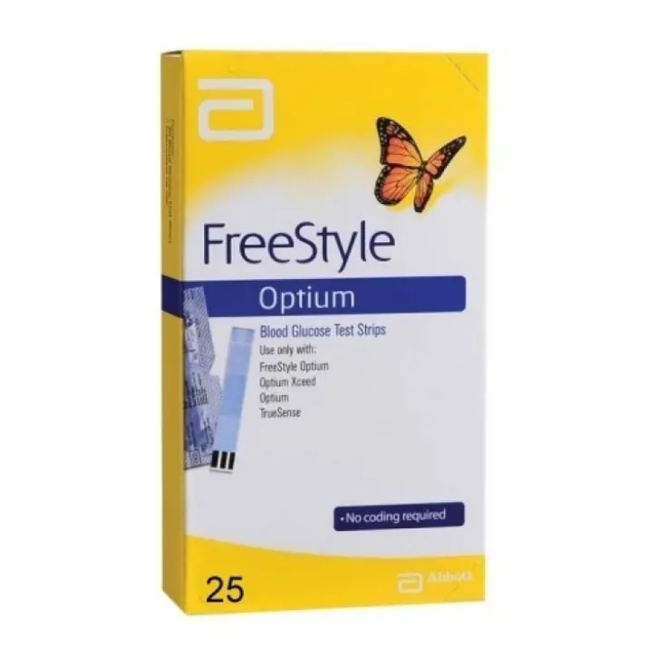 Freestyle Optium Test Abbott 25 Strisce