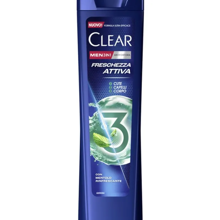 Freschezza Attiva 3in1 Shampoo Clear Men 225ml