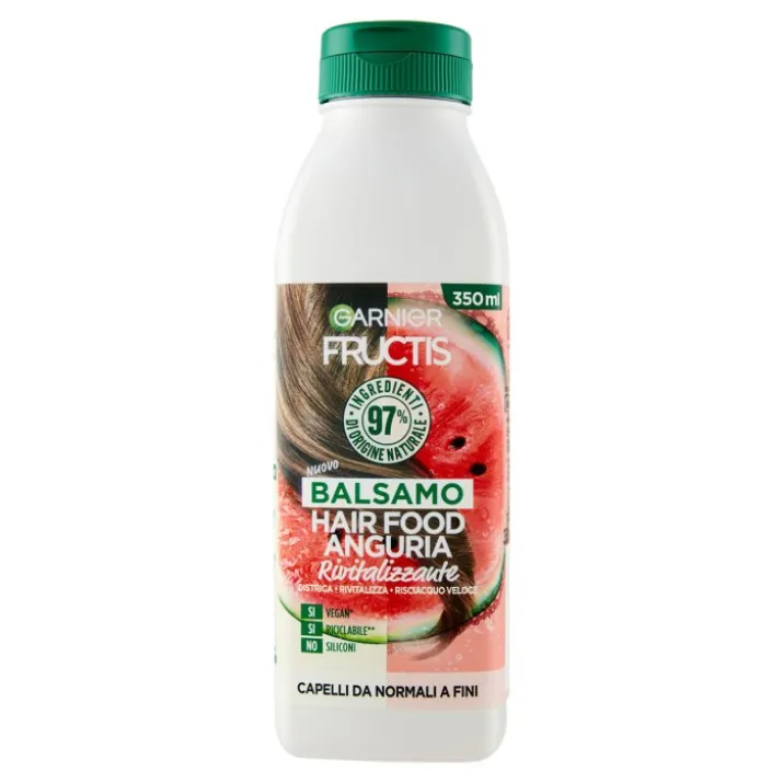 Fructis Hair Food Anguria Balsamo Rivitalizzante Garnier 350ml