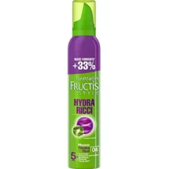 Fructis Style Spuma Hydra Ricci Garnier 200ml