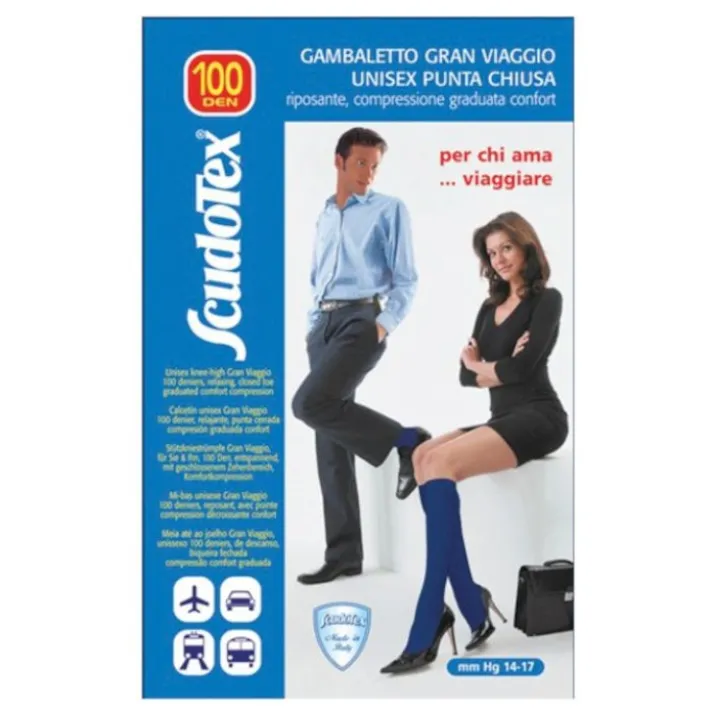 Gambaletto Gran Viaggio P.Chiusa Nero Tg.2 Scudotex