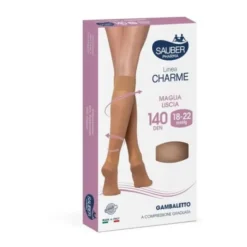 Gambaletto Maglia Liscia 140D Nero 4 Per Circolazione Sauber Pharma Confezione Singola