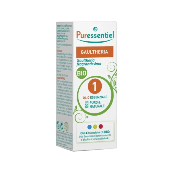 Gaultheria Bio 1 Olio Essenziale Puressentiel 10ml