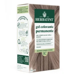 Gel Colorante Permanente 8C Biondo Chiaro Cenere HERBATINT® 170ml
