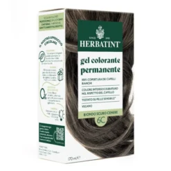 Gel Colorante Permanente 6C Biondo Scuro Cenere Herbatint 170ml