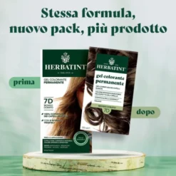 Gel Colorante Permanente 7D Biondo Dorato Herbatint 170ml