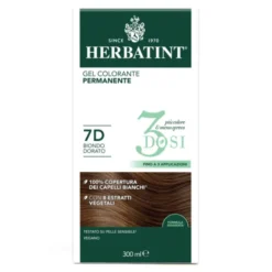 Gel Colorante Permanente 7D 3 Dosi Herbatint 300ml