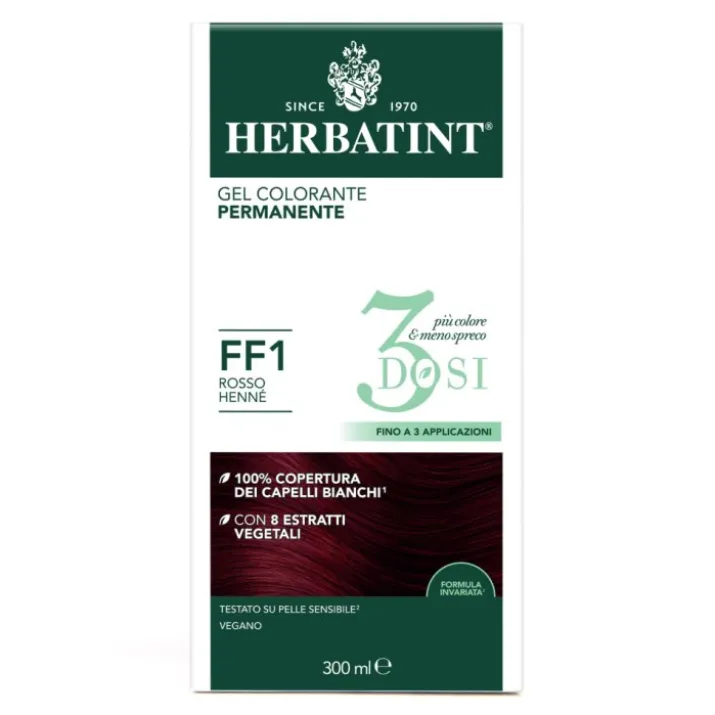 Gel Colorante Permanente FF1 3 Dosi Herbatint 300ml