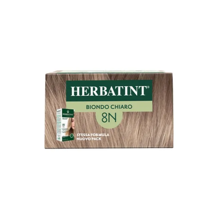 Gel Colorante Permanente 8N Biondo Chiaro Herbatint 170ml