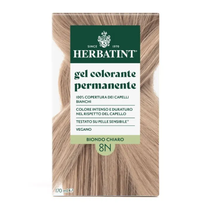 Gel Colorante Permanente 8N Biondo Chiaro Herbatint 170ml