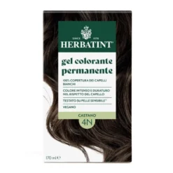 Gel Colorante Permanente 4N Castano Herbatint 170ml