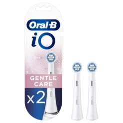 Gentle Care Testina di Ricambio Bianco Oral-B iO 2 Pezzi
