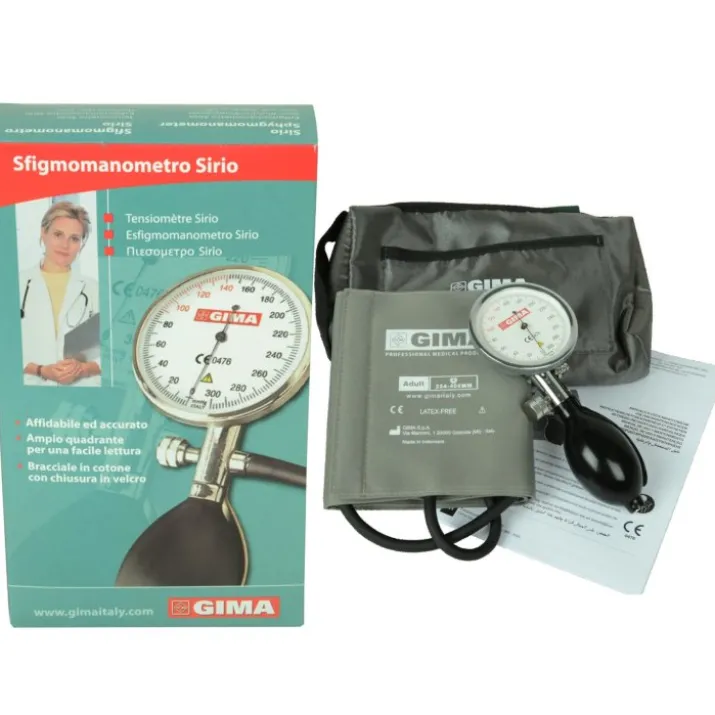 Gima Bracciale AD 3 1 Tubo Grigio per Sfigmomanometro