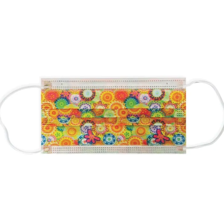 GiSafe Mascherina Chirurgica IIR Adulti Colors GIMA 10 Pezzi