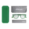 Glasses Forest Green +3 Popme