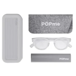 Glasses Ice White +1,5 Popme