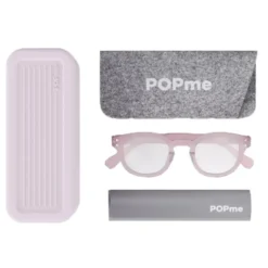 Glasses Rose Pearl +3 Popme