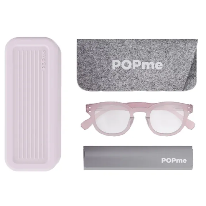Glasses Rose Pearl +1,5 Popme