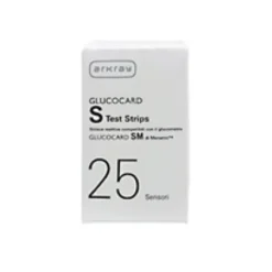 GLUCOCARD S TEST STRIPS SM 25 Pezzi