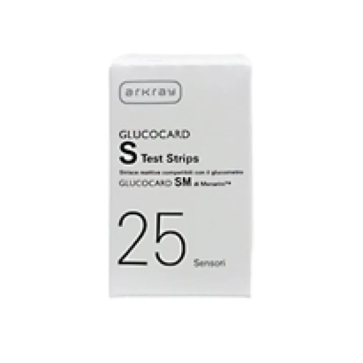 GLUCOCARD S TEST STRIPS SM 25 Pezzi