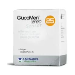 GlucoMen Areo Sensor A.Menarini Diagnostics 25 Strisce
