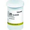Glucose Strisce Reattive GL48 Gl49 Beurer 25 Pezzi