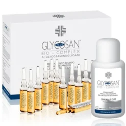 Glycosan Plus Bio-Complex Shampoo 150ml + 12 Fiale Anticaduta 7ml