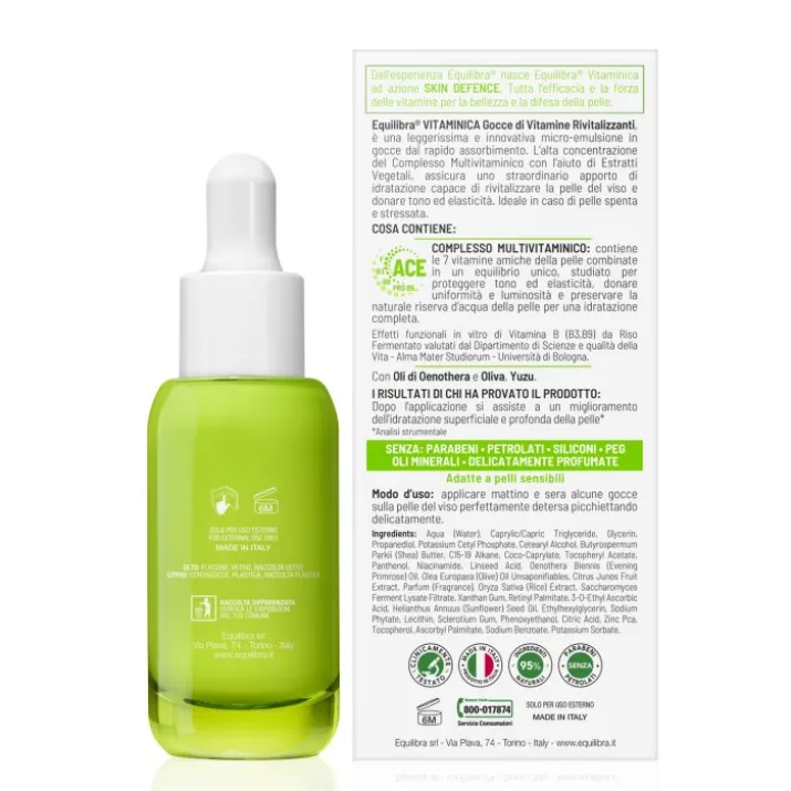 Gocce di Vitamine Rivitalizzanti Vitaminica Equilibra 30ml