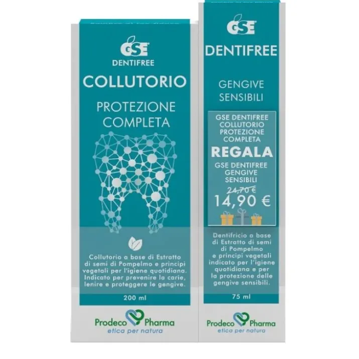 GSE DENTIFREE DENFRICIO + COLLUTORIO Prodeco Pharma