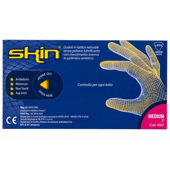 Guanti In Lattice Senza Polvere Taglia M Gammadis 100 Pezzi
