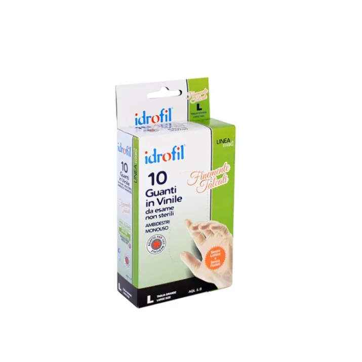 Guanti In Vinile Idrofil 10 Pezzi
