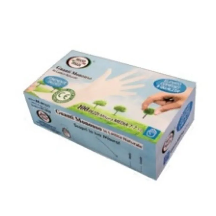 Guanti Monouso Lattice Naturale Misura L 100 Pezzi